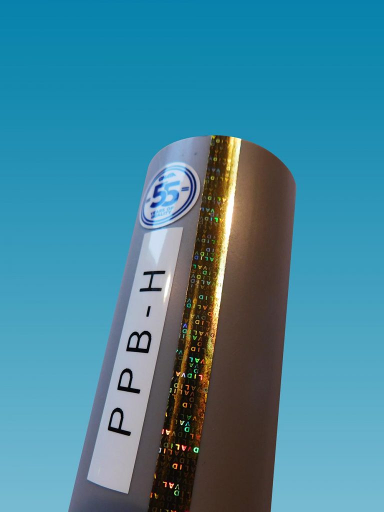 Pneumatische Heißpräge-Vorrichtungen mit „Hologramm“-Spezialfilm für Ihre Rohrleitungen, Profile usw
